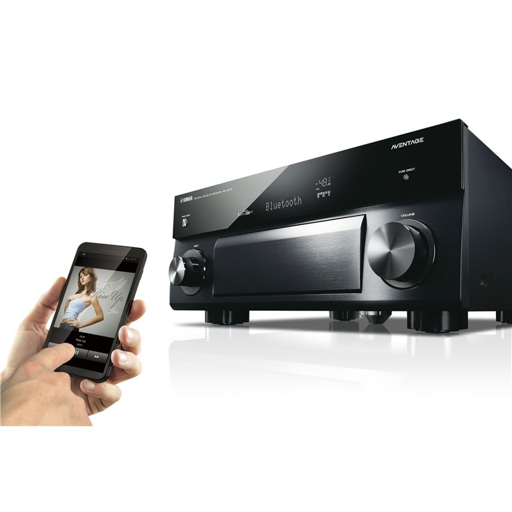 Yamaha RX-A3070BL AVENTAGE Audio & Video Component Receiver with Bluetooth & BD-A1060BL AVENTAGE Blu-ray Disc Player 